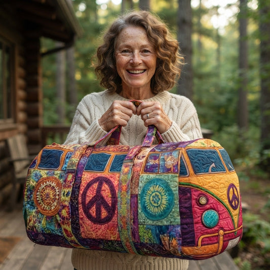 Bohovana | Boho Patchwork Camper Van Quilted Duffle