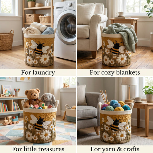 Daisy Bee Laundry Basket