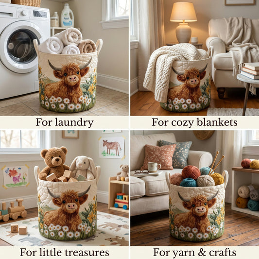 Highland Charm Laundry Basket