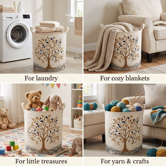 Vital Bloom Laundry Basket