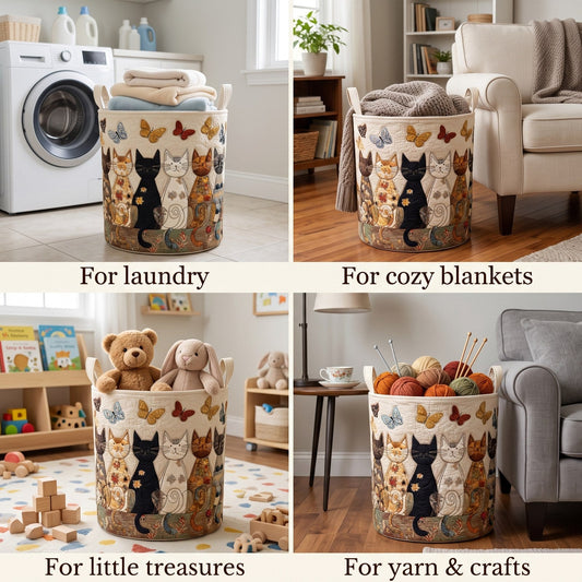 Whiskers Laundry Basket