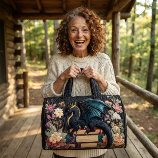 Ember | Book Dragon Quilted Duffle