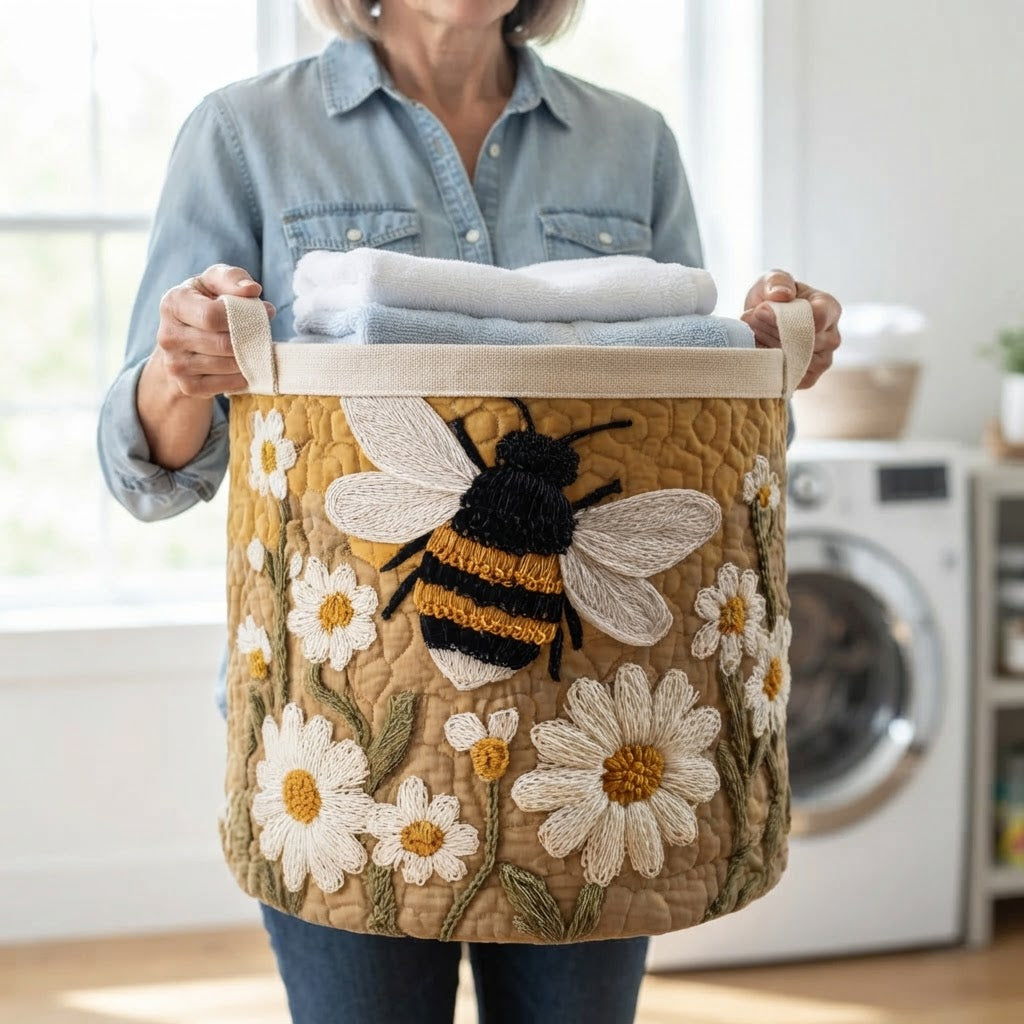 Daisy Bee Laundry Basket