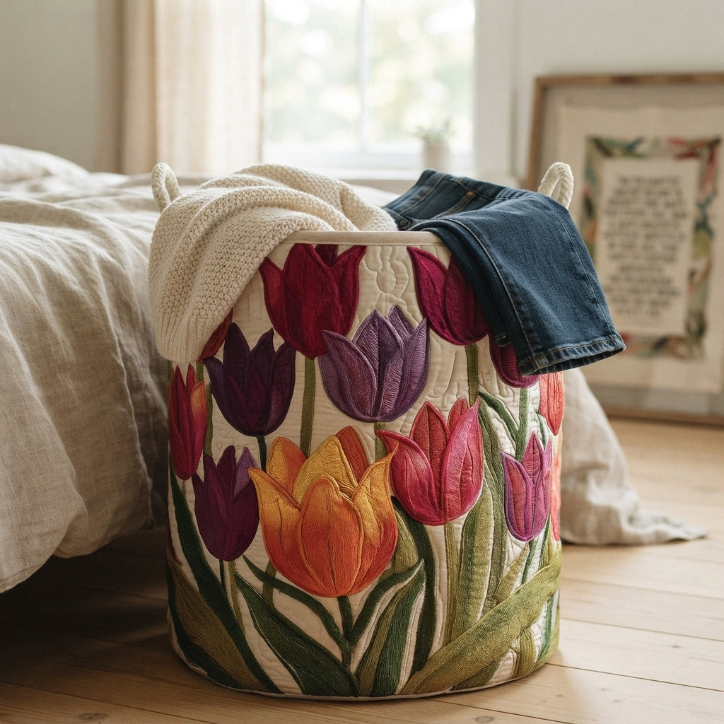 Tulip Joy Laundry Basket