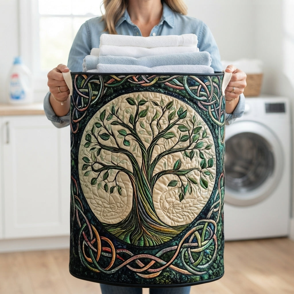 Eternal Roots Laundry Basket