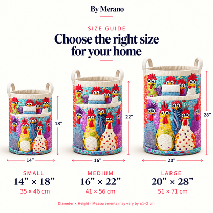 Cluck Couture Laundry Basket