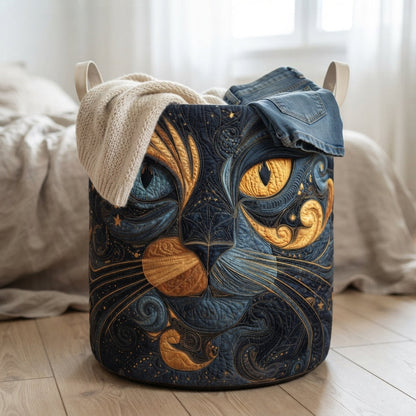 Galaxy Cat Laundry Basket