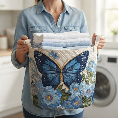 Serene Flutter Laundry Basket