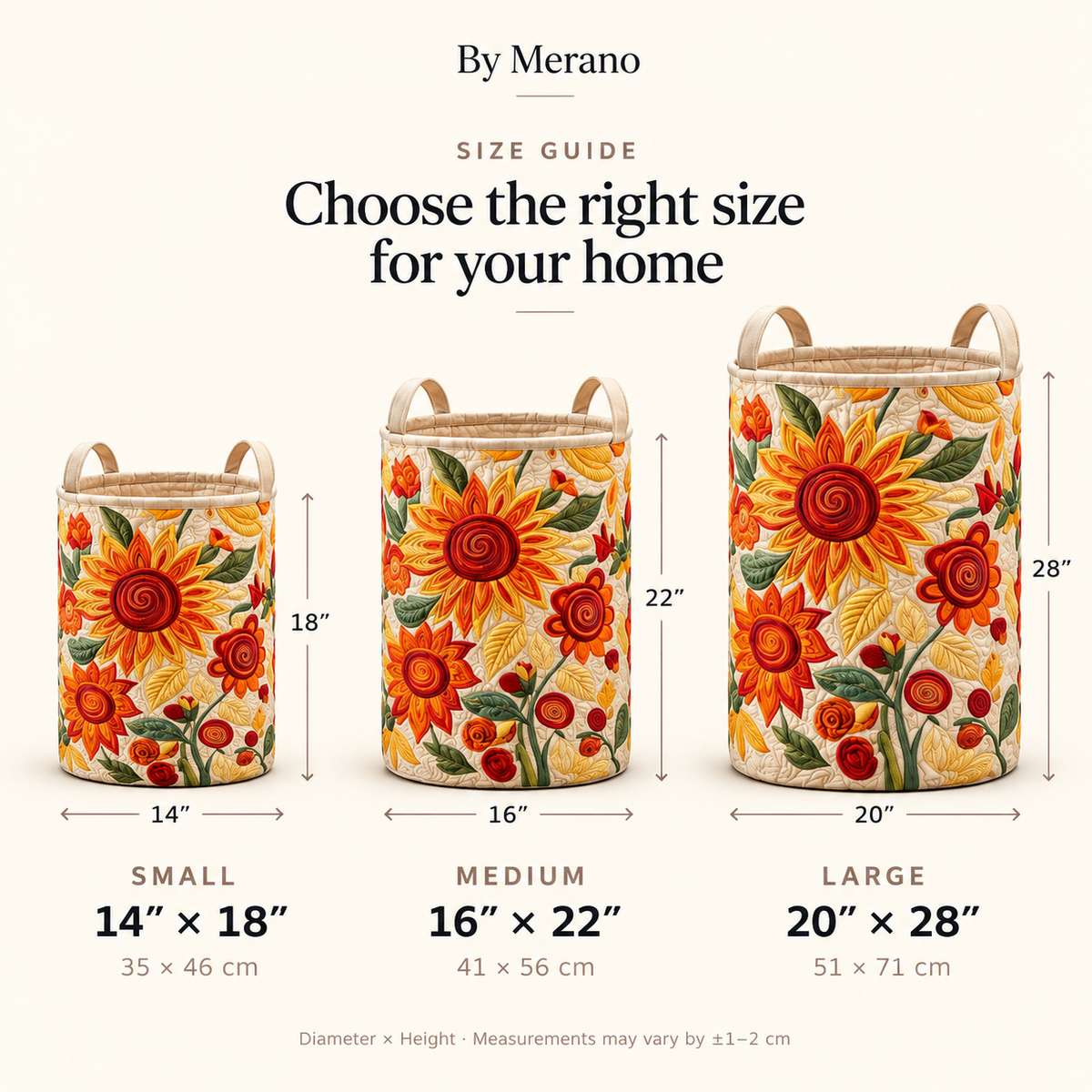 Sun Cushions Laundry Basket