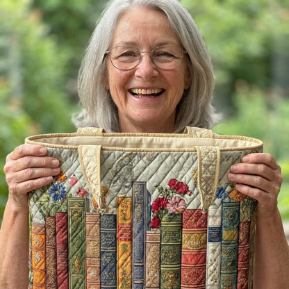 Winona | Library Shelf Quilted Tote