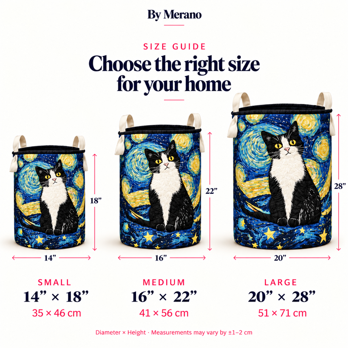 Elegant Feline Laundry Basket