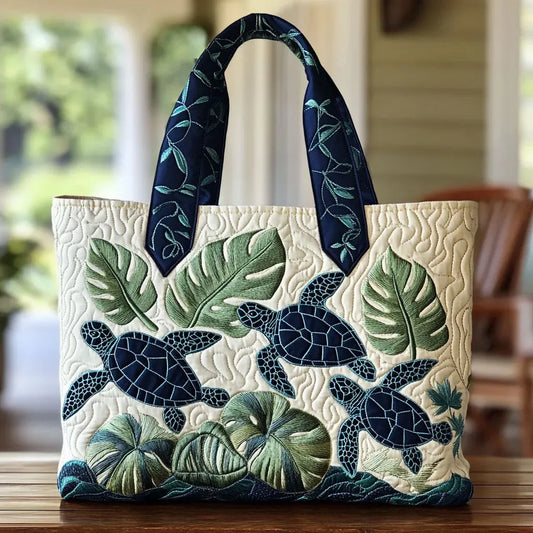 Ophelia | Sea Turtles Quilted Tote