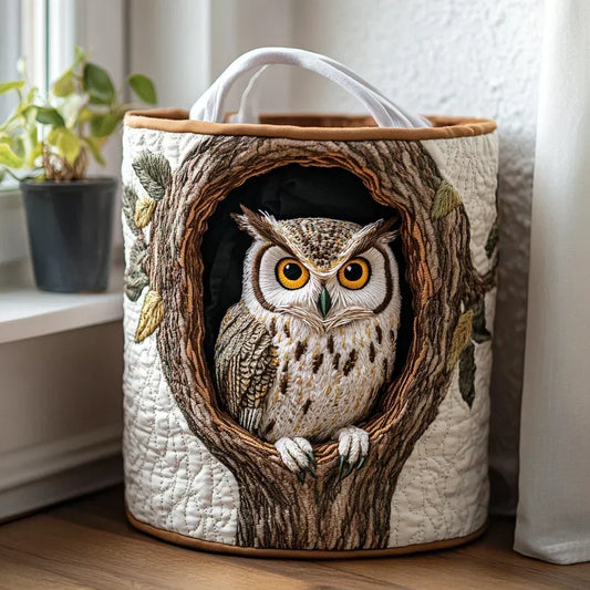 Faye | Quilted Laundry Basket