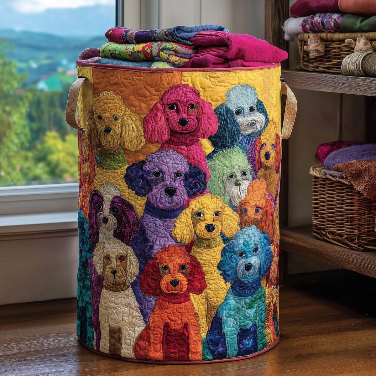 Feline Friends Laundry Basket
