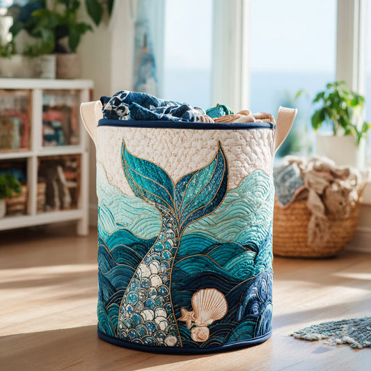 Mystic Stream Laundry Basket