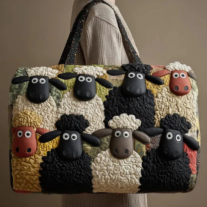 Dolly | Woolly Sheep Quilted Duffle