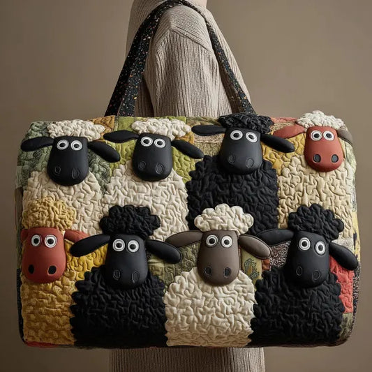 Dolly | Woolly Sheep Quilted Duffle