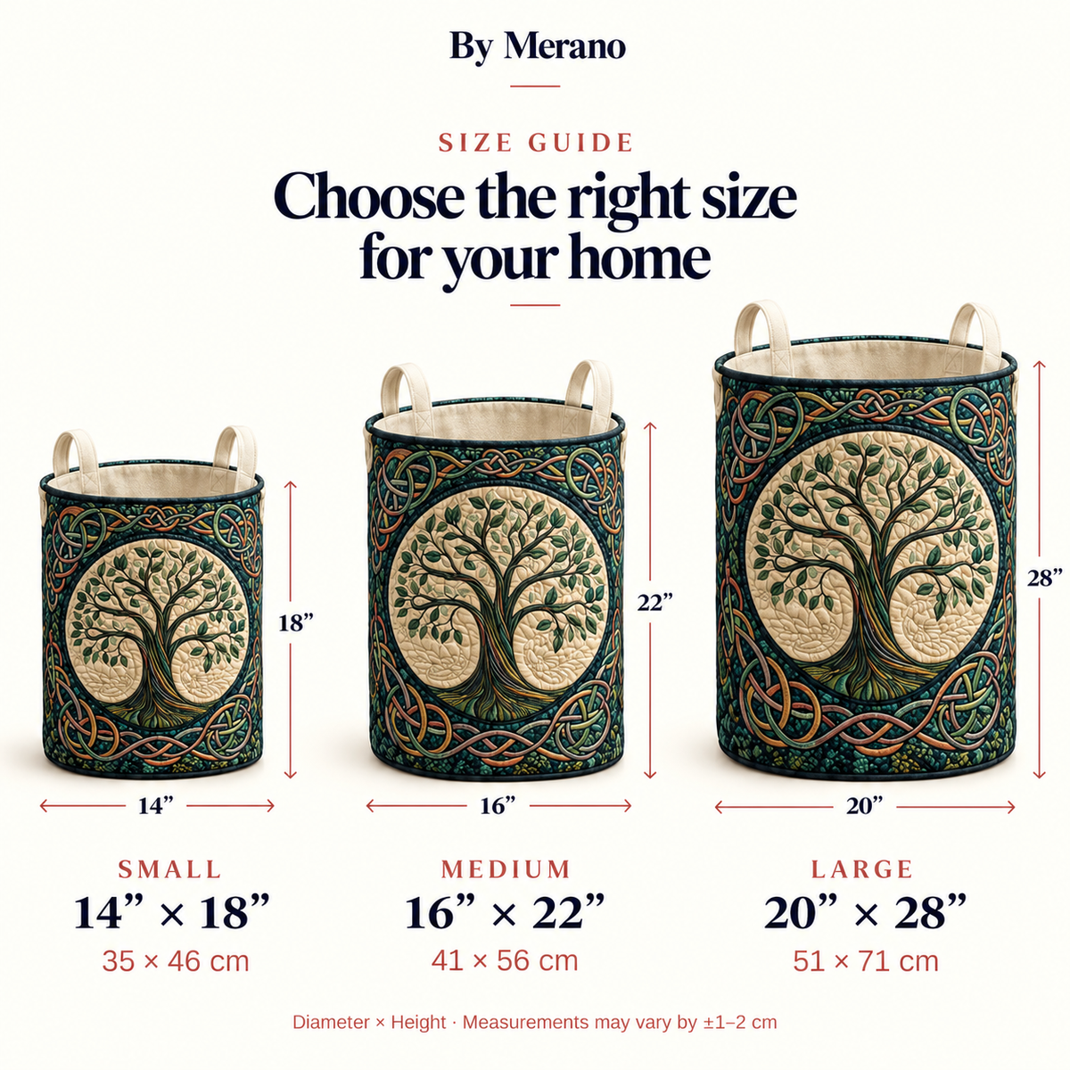 Eternal Roots Laundry Basket