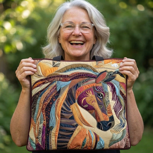 Kaia | Painted Horse Quilted Tote