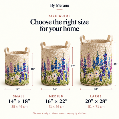 Wildflower State Magic Laundry Basket