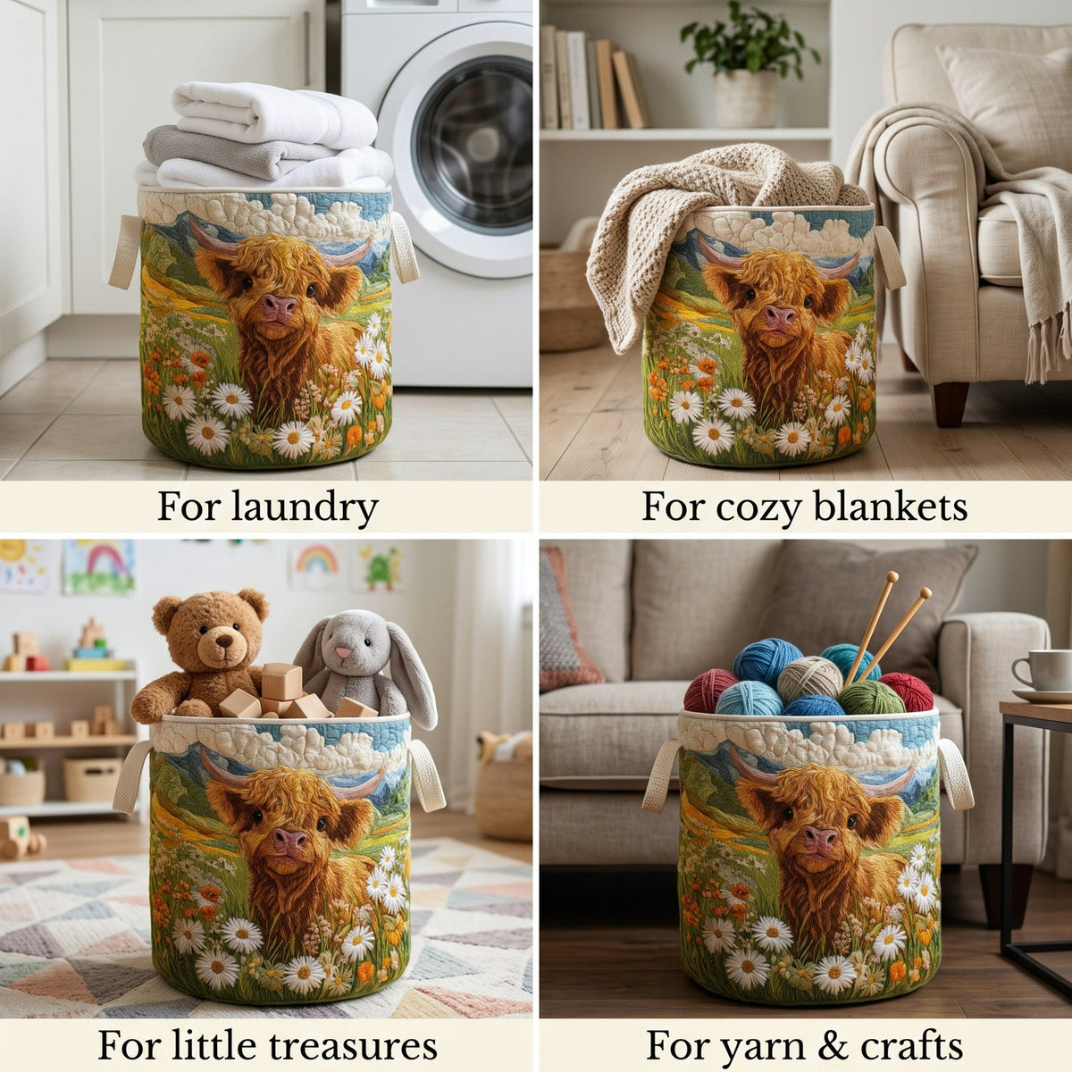 Bloom Highland Laundry Basket