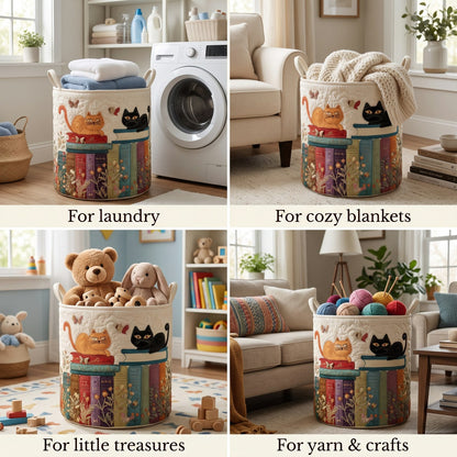 Cat Parade Laundry Basket