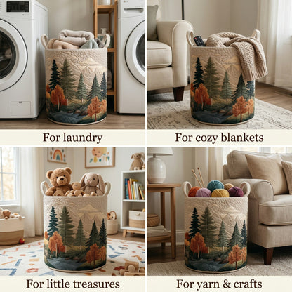 Laundry Basket Forest
