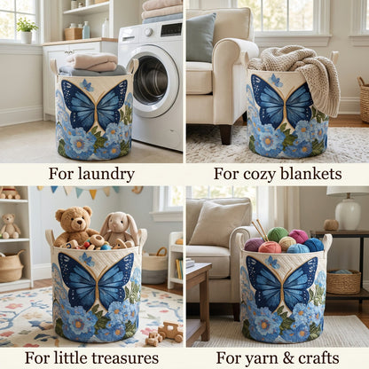 Serene Flutter Laundry Basket