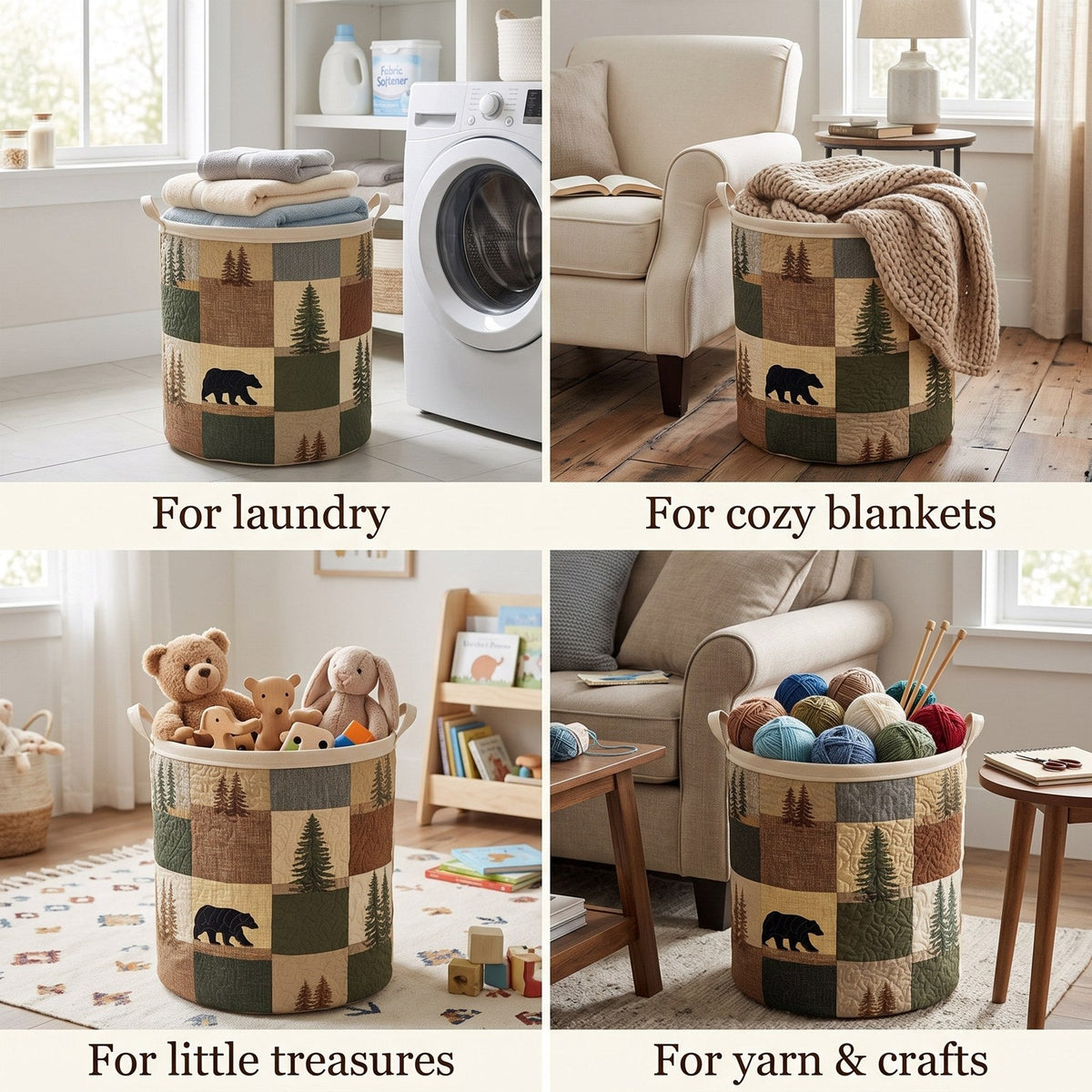 Woodland Laundry Basket