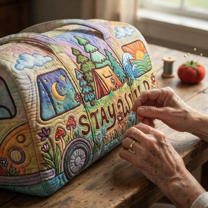 Campvana | Starry Campsite Camper Van Quilted Duffle
