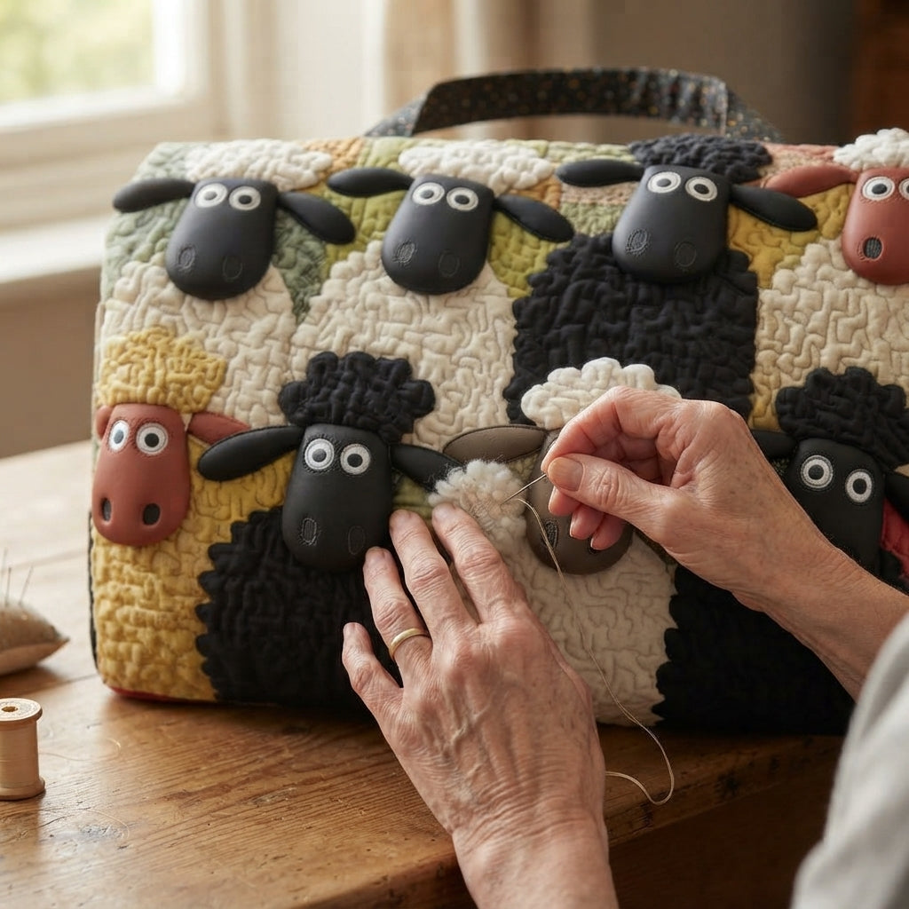 Dolly | Woolly Sheep Quilted Duffle
