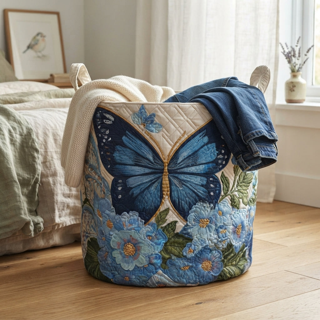 Serene Flutter Laundry Basket