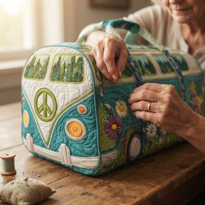 Aquavana | Aqua Forest Camper Van Quilted Duffle
