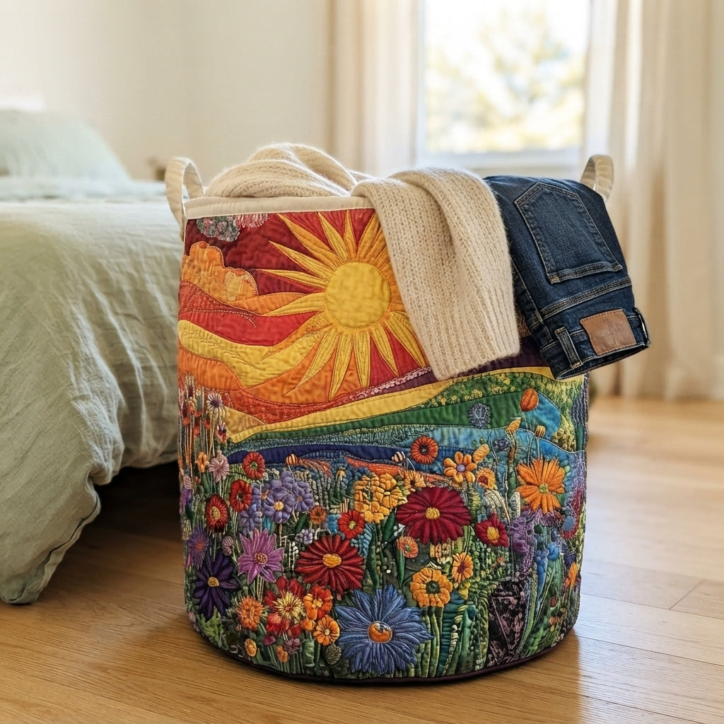Sunny Joy Laundry Basket
