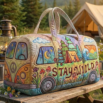 Campvana | Starry Campsite Camper Van Quilted Duffle