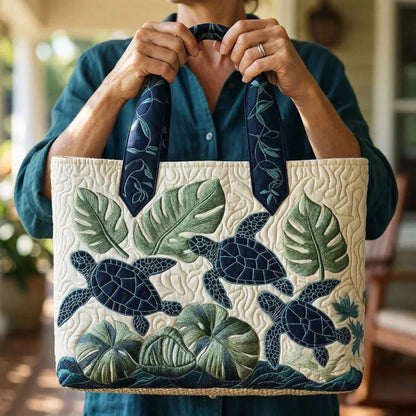 Ophelia | Sea Turtles Quilted Tote