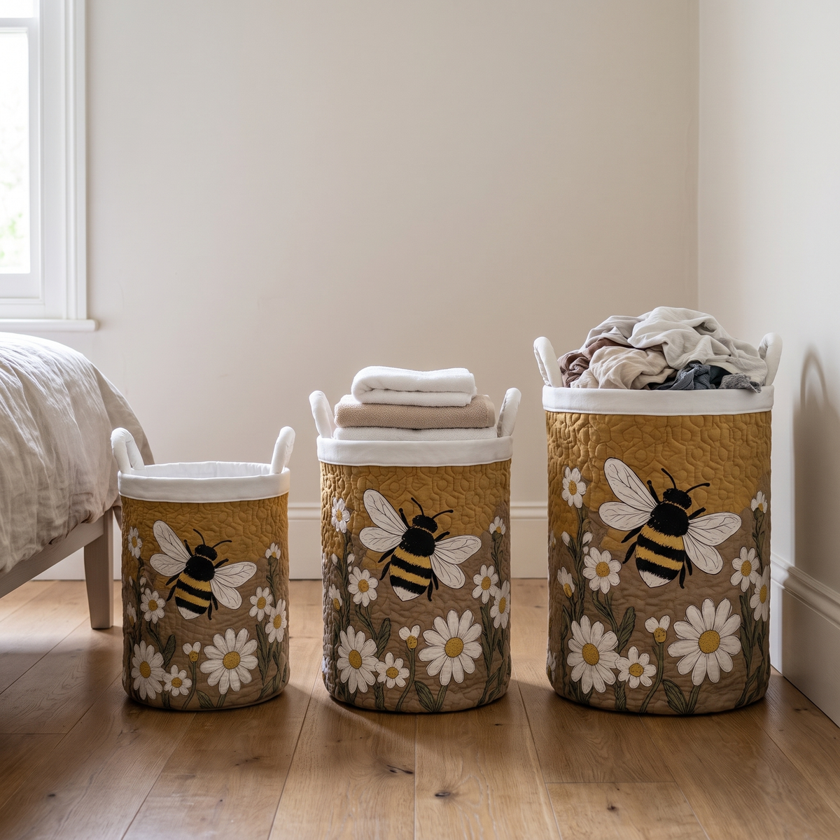 Daisy Bee Laundry Basket